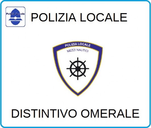 Distintivi Di Specialità Omerali Polizia Locale Mezzi Nautici Art.NSD-PLMN