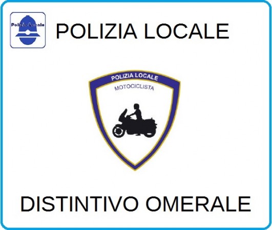 Distintivi Di Specialità Omerali Polizia Locale Motociclista Art.NSD-PLM