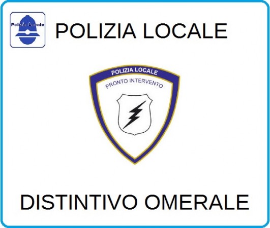 Distintivi Di Specialità Omerali Polizia Locale Pronto Intervento Art.NSD-PLPI