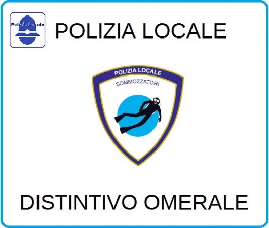 Distintivi Di Specialità Omerali Polizia Locale Sommozzatori Art.NSD-PLSU
