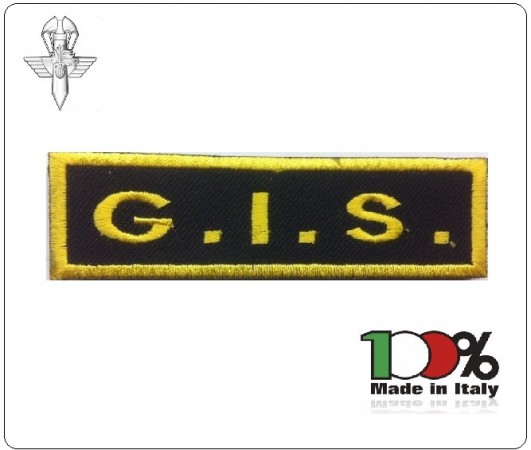 Patch Toppa con Velcro Carabinieri G.I.S. Modello Lineare  Art.GIS-15