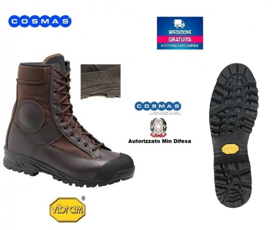 Anfibio Militare Stivaletto COSMAS Modello Estivo Tuscania Paracadutisti Esercito Italiano Carabinieri Art. 3STILEG