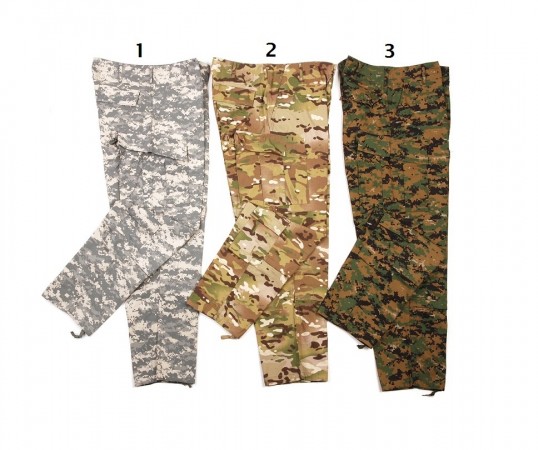 Pantaloni Ripstop BDU Multitasche Multicam - Digital - ACU  Militare Esercito Caccia Art. 111233