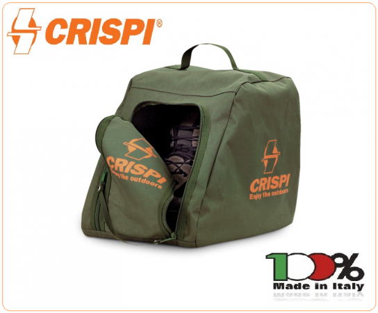 Borsa Porta Calzature e Anfibi CRISPI® Verde Art. AM4820