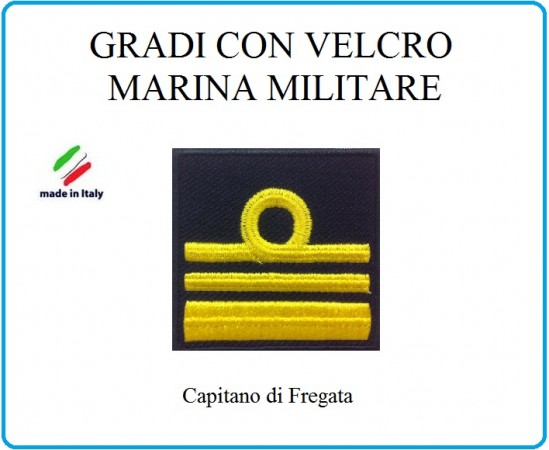 Grado a Velcro Giubbotto Navigazione Marina Militare Capitano di Fregata  Art.M-21