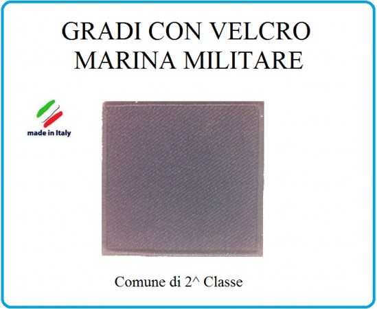 Grado a Velcro Giubbotto Navigazione Marina Militare Comune di 2 Classe Art.M-1