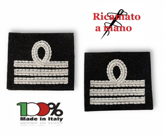 Coppia Gradi Gala Capitano Ricamati a Mano Carabinieri GUS  Art. GUS-C1