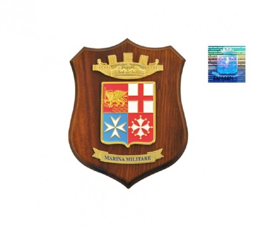 Crest Marina Militare Italiana Prodotto Ufficiale Giemme cm. 24 x 18 Art.MM1000