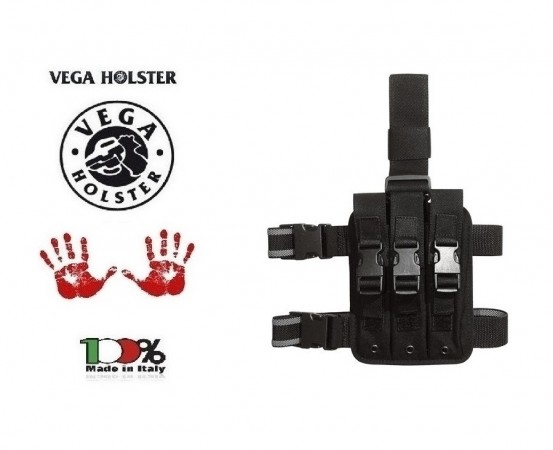 Kit Cosciale Triplo Porta Caricatore MP5 Vega Holster Italia Art. 2K90
