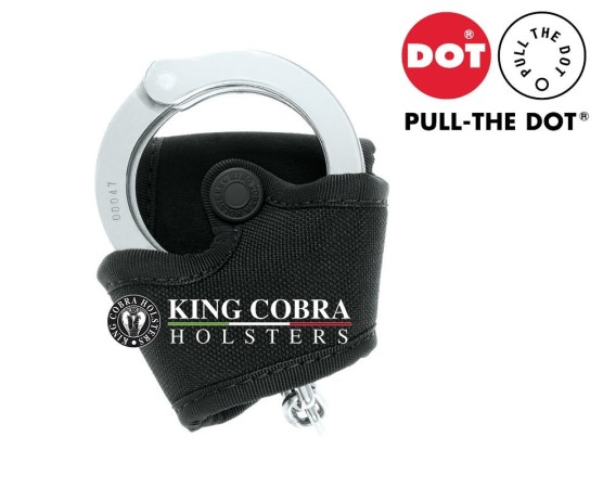 Porta Manette Aperto in Cordura sgancio rapido con sistema Pull the Dot Termo-Formata King Kobra Art. KC-19138