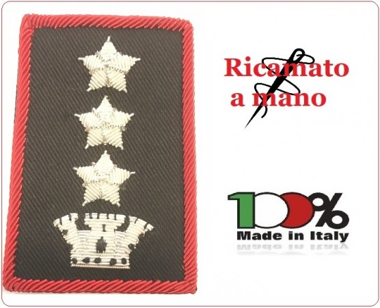 Gradi Tubolari Carabinieri Ricamati a Mano Canuttiglia New Colonnello Art.CC-CAN-20