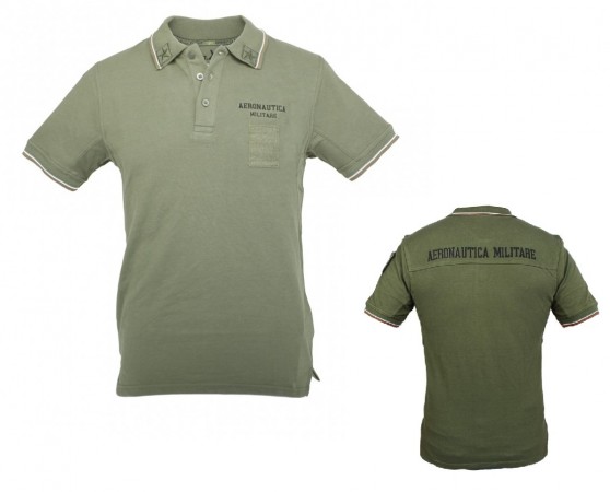 Polo Aeronautica Militare con Stellette Completamente Ricamata VENDITA RISERVATA  ULTIMI PEZZI  OFFERTA Art. NSD-AM