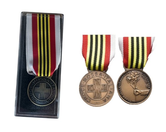 Medaglia Benemerenza Il Tempo della Gentilezza  BRONZO Croce Rossa Italiana CRI SCATOLA REGALO Art. CRI-GEN