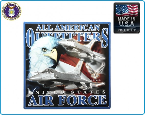Targa Metallo da Collezione U.S. AIR FORCE  Art.415151-2402