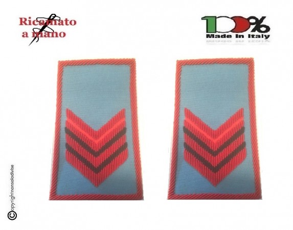 Gradi Tubolari Carabinieri Ricamati a Mano Canuttiglia New Appuntato Art.CC-CAN-11