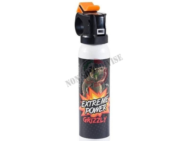 Spray al Peperoncino Difensivo Contro gli Orsi GRIZZLY - 150 ml Lupi Cani EXTREME POWER Art. SJ059