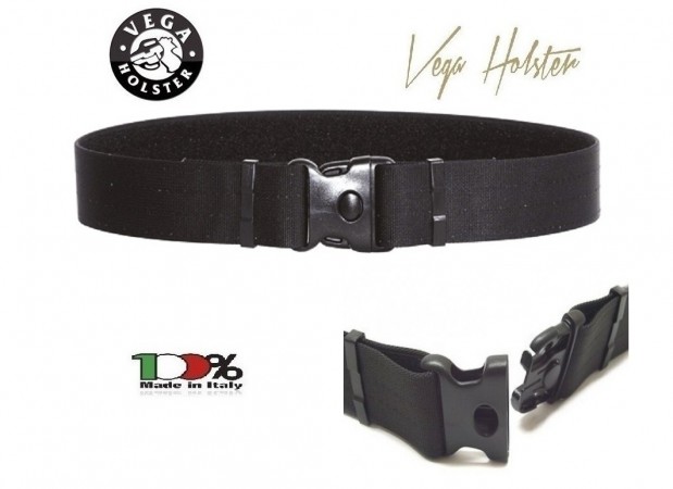 Cinturone in Nylon Extra Rigido h 5,5 cm Nero Sicurezza Vigilanza Vega Holster Italia Polizia carabinieri Vigilanza GPG IPS   Art. 2V59