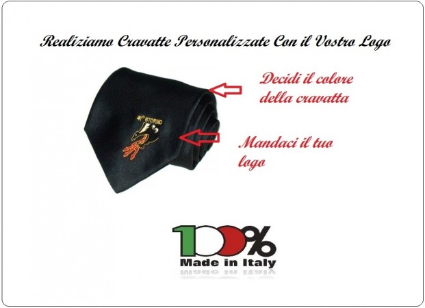 Cravatta Personalizzata Con il Vostro Logo CHIEDI PREVENTIVO Art.2BSNC