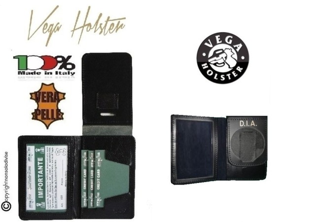 Portafoglio Portadocumenti Senza Placca DIA  LIBERA VENDITA Vega Holster Italia New Art. 1WD13