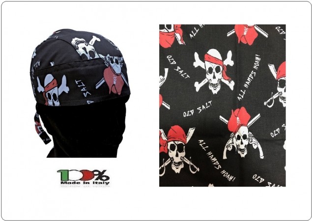 Bandana Sagomata Professionale Pirati Cuochi Chef Ristorazione Colombo Mario Italia Art. 5035751