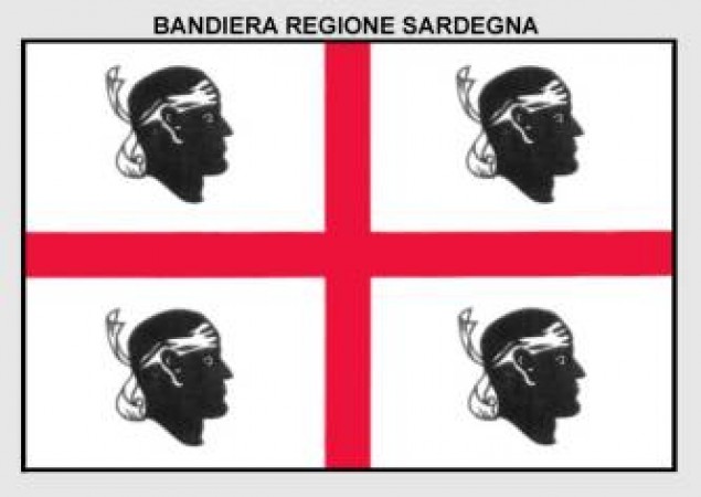 Bandiera Sardegna 100x150 Eco Art.Eco-Sardegna