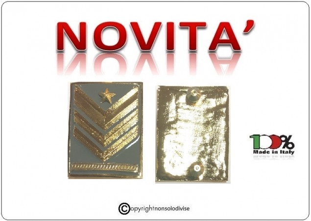 Grati Metallo Nuovo Tipo Brigadiere Capo Carica Speciale Guardia di Finanza Art.NSD-LU4