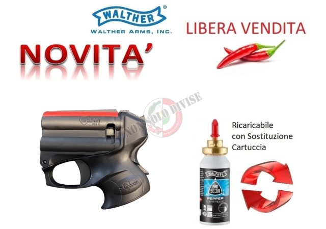 Pistola Autodifesa Peperoncino UMAREX Spray Peperoncino  Antiaggressione  PGS II P2P KIT Con Torcia  11ml Art.  2.2057-1