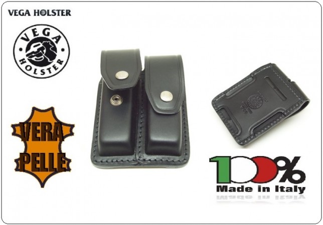 Porta Caricatore Doppio Orizzontale o Verticale Vega holster Italia Art.1P03