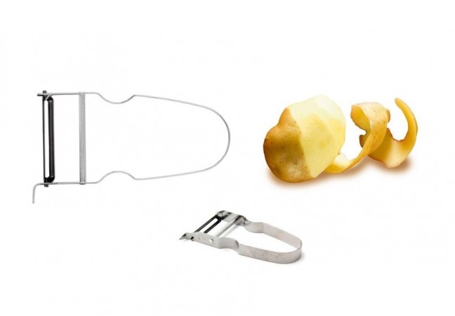 Pelapatate Pela Patate Professionale Metallo Castor Cuochi Chef  Sanelli Art. 346100