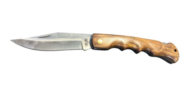 Coltello Serramanico Artigianale con Fodero Maru cm 20.00 cm Tipo Gentlemen Idea Regalo Art. 1020-PALI