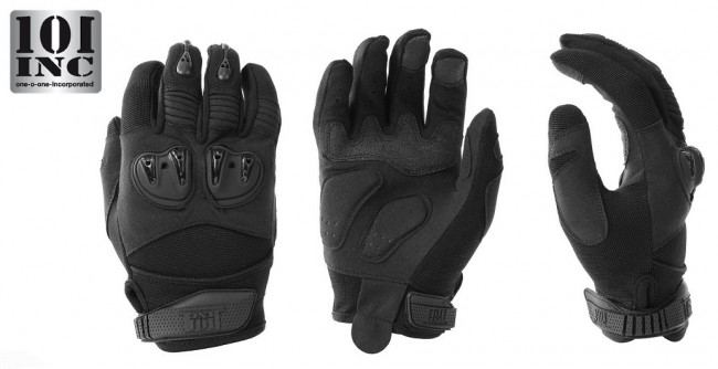 Guanti Tattici Militari Tactical Glove Ranger Strike Back Neri INC 101 Guardie Giurate GPG IPS Art. 221234-N