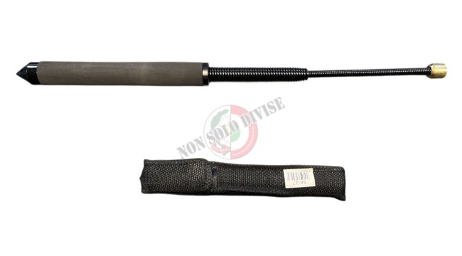Bastone a Molla Manganello Estensibile Tonfa Sfollagente Dissuasore Telescope Baton With Sheath 48 cm Smile Art. SK-27