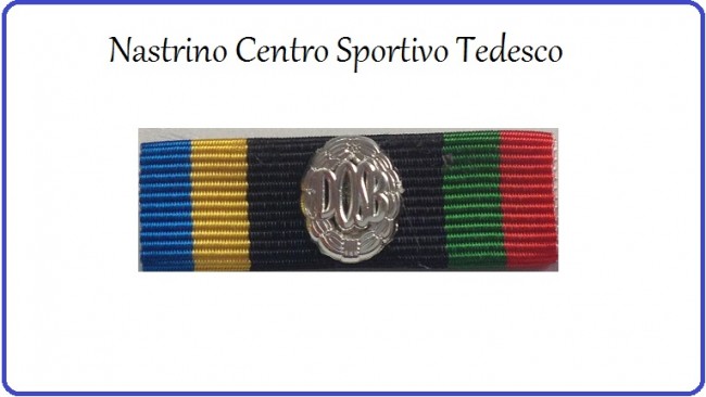 Nastrino Tedesco DOSB Rapportino Argento Art.DOSB-A