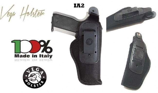 Fondina da Cintura Interna ed Esterna Professionale Borghese Polizia Carabinieri Guardia di Finanza Cordura Vega Holster Italia Art. IA263
