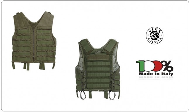 Gilet Tattico Professionale Tactical Vest Militare Vega Holster Italia Polizia Carabinieri Esercito Art.2SM00