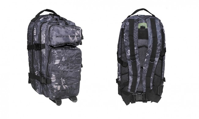 Zaino Tattico Nuovo Nero US Rucksack VTX NYCO  M.O.L.L.E. Mod. US Assult I 30 Litri Vigilanza SWAT Sicurezza Security Art. 30335N