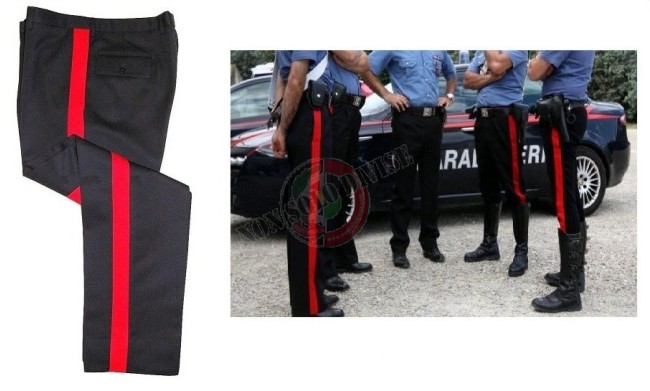 Pantaloni Carabinieri Banda Rossa 4 Stagioni OMD Tuscan Art. T01368