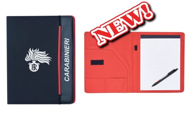 Portablocco Porta verbali DOCK Fiamma Carabinieri Riga Rossa ROS GIS NAS Art.  10738-NEW