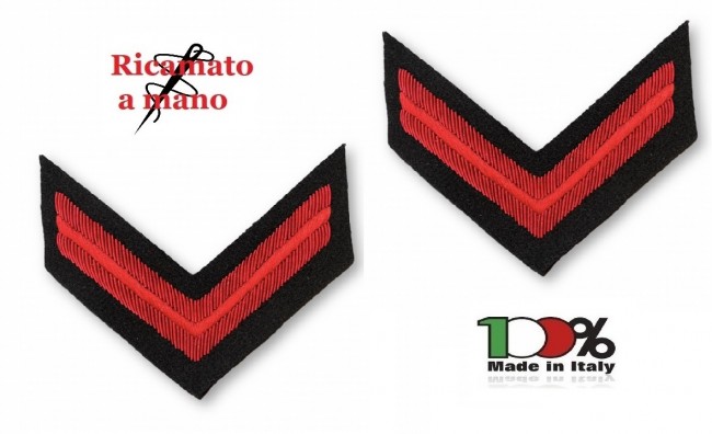 Coppia di Gradi Ricamati a Mano GUS Gala Scelto Carabinieri Art. GUS-C6