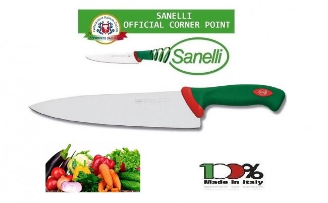 Linea Premana Professional Knife Coltello Trinciante Cucina cm 25 Sanelli Italia Art. 312625
