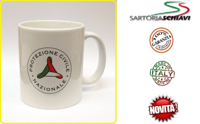 Tazza in Ceramica Mug Protezione Civile Nazionale  Art.TAZ-PCN