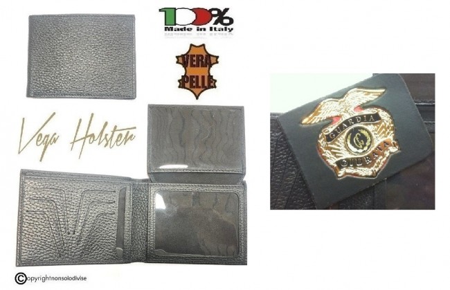 Portafoglio Portadocumenti con Placca Estraibile Guardia Giurata GG GPG Vega Holster Italia Art. 1WG73
