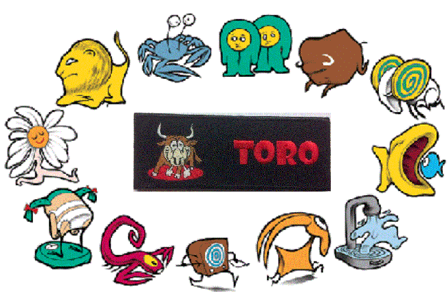Patch Ricamata Con Velcro cm 15,00x5,00 Zodiaco Toro Art.Z-11