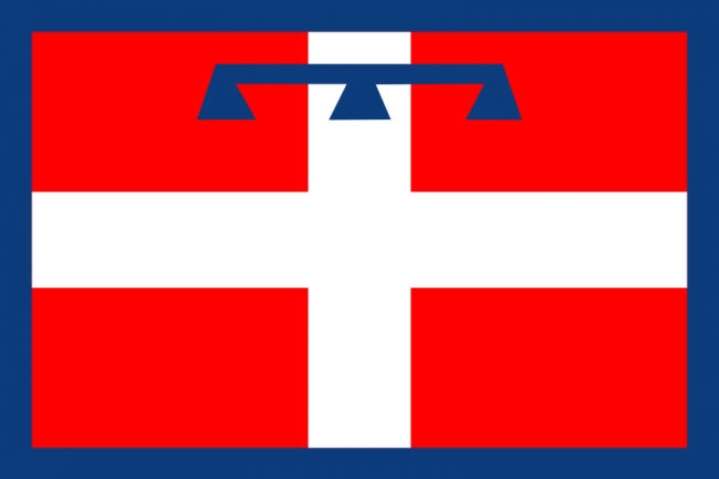 Bandiera Piemonte Poliestere Nautico da Esterno cm 100x150 Art.NSD.P.100x150