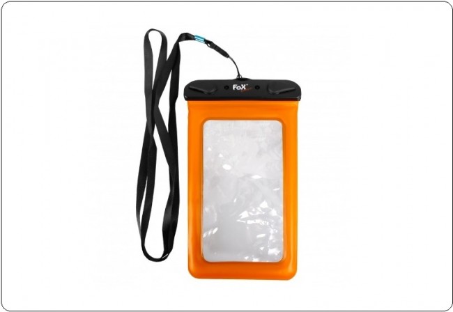 Porta Smartphone Cellulare Stagno Protezione Civile Soccorso Sanitario Emergenza Fox Outdoor MFH Art.30532K
