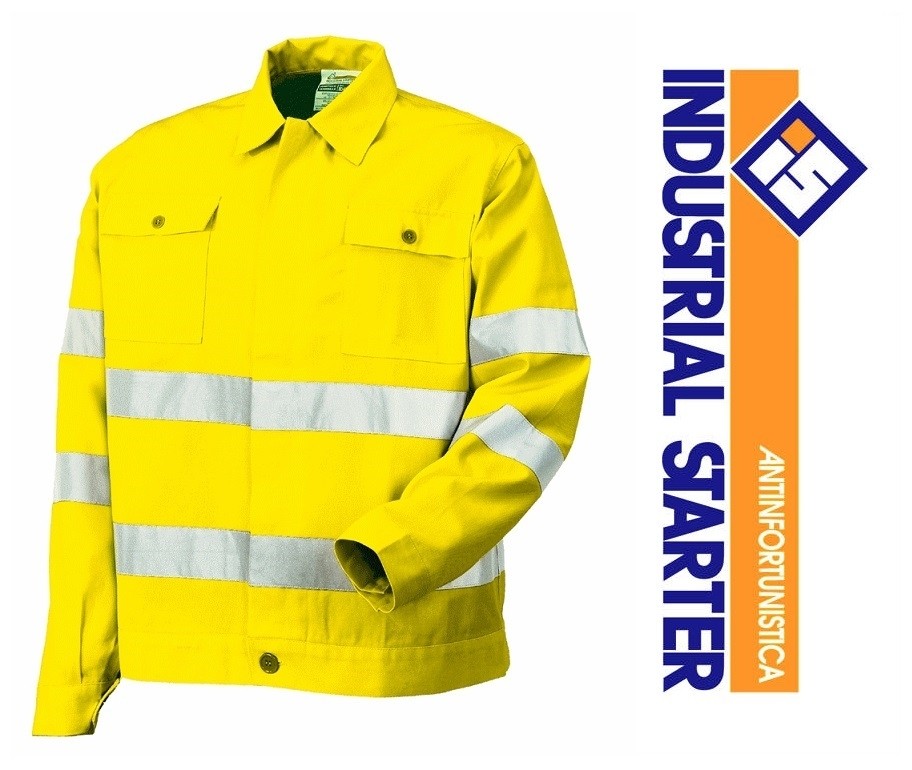 Giubbino Giallo AV Certificato EN471 Industrial Starter Protezione