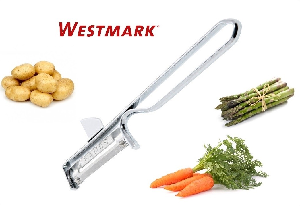 Pelapatate Asparagi Verdura Westmark Famos Prodotto Tedesco Art.10612270  Art.-No. 10612611 EAN 4004094009594 Brand Westmark Size 157 x 41 x 7 mm  Material stainless steel, steel Miscellaneous not suitable for the  dishwasher, 5