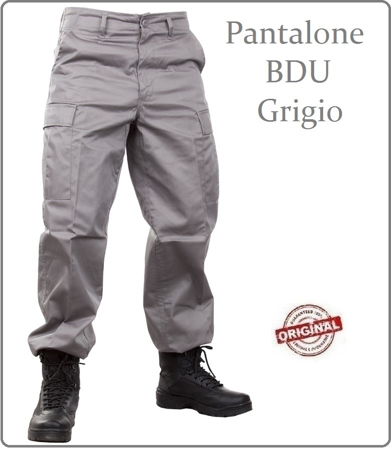 Pantaloni Pantalone Multitasche BDU US Esercito Soft air Caccia Vigilanza  Fostex Usa Art.111211-TU