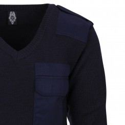 Maglione Natalizio Donna Blu Navy - Motivo Femminista Festivo - Taglia L, Da Grindstore