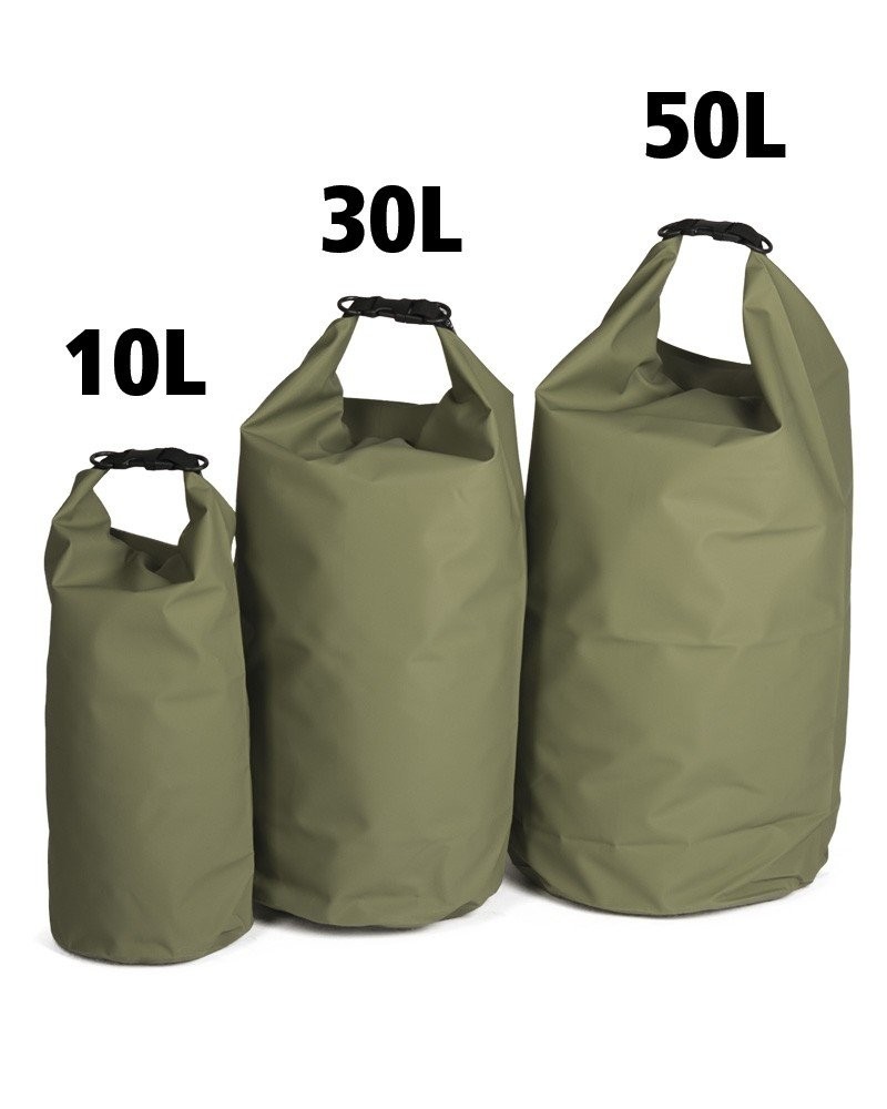 Sacca Trasporto Impermeabile 30 Litri Militare Packsack Drybag Military  Verde Mil Tec Art.13872001